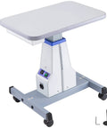 Beefy Dual Instrument Motorized Working Table For Optics And Eyewear, Adjustable, Heavy Duty Carbon Steel Frame, 18.9 By 15.7 Inch Work Surface
