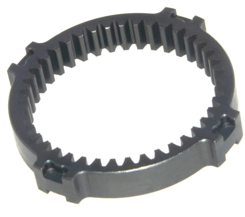 Close-up of heavy duty steel gear from Planetary Gear Upgrade for 1 To 7 Traxxas UDR Unlimited Desert Racer RC Car 8585