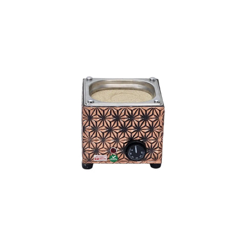 Turkish Star Design Copper Rectangle Electric Hot Sand Warmer For Coffee And Tea Makers, 110V-220V, Small But Mighty Heater Machine