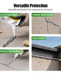 Heavy Duty Self Leveling Concrete Crack Filler And Waterproof Sealant For Indoor Outdoor Driveways Patios Garage Floors used for balcony, bathroom, and roof sealing.
