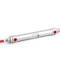 Aluminum Alloy Pneumatic Mini Air Cylinder 16mm Bore 100mm Stroke Double Acting With NPT 1/8 Port 14 To 130 PSI