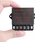 DC 24V To 12V Buck Converter Module 12V Output 10A 120W High Efficiency Voltage Regulator held by hand