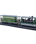 1/87 Scale Swiss G3-3 Rail Tram Vintage 1894 Steam Locomotive Model With Display Base, Plastic Collectible