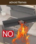 Silicone Stove Counter Gap Cover 30 Inches For 0.2 To 1 Inch Gap Extra Long Kitchen Gap Filler preventing spills over flames