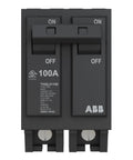 100 Amp Double Pole Circuit Breaker Heavy Duty Jobsite Workhorse Thermal Magnetic Plug On Load Center For Home And Shop Panels 120 To 240 Volt Setup With 10 Kaic Fail Safe Protection