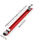 Adjustable Aluminum Circular Saw Guide Rail For Precision Woodworking, Durable Base Guide Fits 12 Inch Saws, Lightweight And Rugged