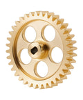 Beefed-Up Brass Transmission Main Gear With Motor Pinion Set For Losi Micro B And Micro T Buggies 11T/36T Replaces Plastic Gears