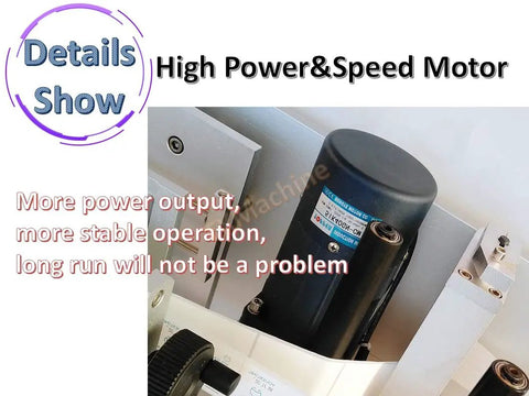 Heavy Duty Semi Automatic Flat Surface Labeling Machine With Vacuum Pump Boasts Rock Solid Build And Dead Simple Setup close-up of high power motor for stable and efficient operation.
