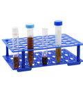 Three Pack Test Tube Rack With Fifty Wells, 16mm Hole Diameter, Holds 10ml And 15ml Centrifuge Tubes, Detachable Plastic Lab Stand
