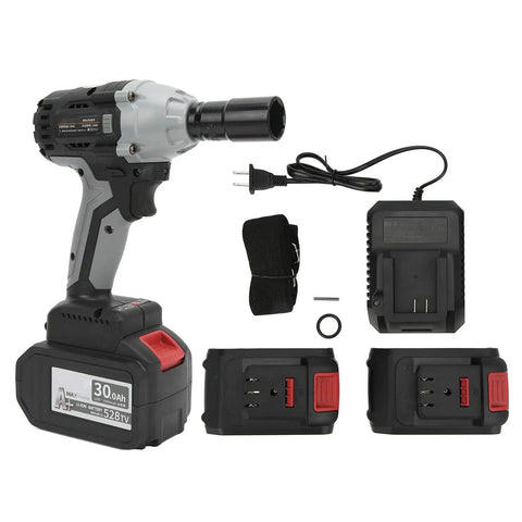Top Rated Brilluxa Cordless Impact Wrench Kit, 21V Brushless Electric Ratchet With High Torque Power Tool Set For Automotive Lug Nut Removal And Workshop Equipment Assembly Plus Maintenance Gear