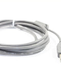 USB cable for connecting devices, grey color, essential for using the Slick 1 Inch By 5 Inch Usb Electronic Signature Pad For Smooth Digital Signing Legit Renewed Drawing Tablet.