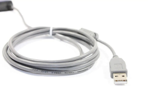 USB cable for connecting devices, grey color, essential for using the Slick 1 Inch By 5 Inch Usb Electronic Signature Pad For Smooth Digital Signing Legit Renewed Drawing Tablet.