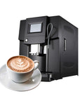 Smooth Operator Electric Espresso Machine With Creamy Milk Frother And Custom Grind Settings Smart Touch Screen Control with latte.