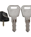 Ignition Keys For Electric Pallet Jacks 1115-500016-00 Marked 118 Ready For E30 EZ30 EPT20-15ET precision-cut keys close-up