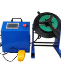 Heavy Duty Rotary Welding Positioner Turntable With Stepless Speed Control And Manual Tilt Design Featuring 320Mm Workbench showing controls and turntable