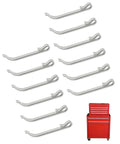 12 Pcs Drawer Slide Retaining Clips For Tool Boxes Fits Popular Toolbox Brands And Vintage Chests Heavy Duty Spring Steel