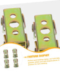 V Type Beefy Magnetic Welding Clamp Kit 4 Pack shown close-up with feature display of adjustable panel holders.