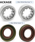 Rear Axle Bearing and Wheel Seal Driver and Passenger Kit for Ford Trucks With 9.75 Inch Ring Gear Fits F 250 F 150