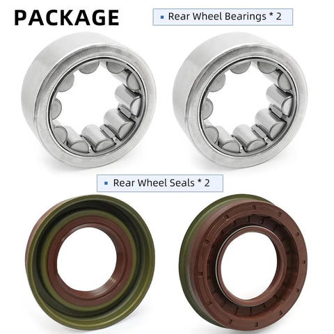 Rear Axle Bearing and Wheel Seal Driver and Passenger Kit for Ford Trucks With 9.75 Inch Ring Gear Fits F 250 F 150