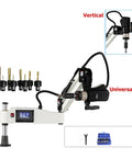 CNC Tapping Machine Automatic Horizontal Threading For M3 To M20 With 500 RPM Speed No Fuss Install And Use Safe Overload Protected Chuck