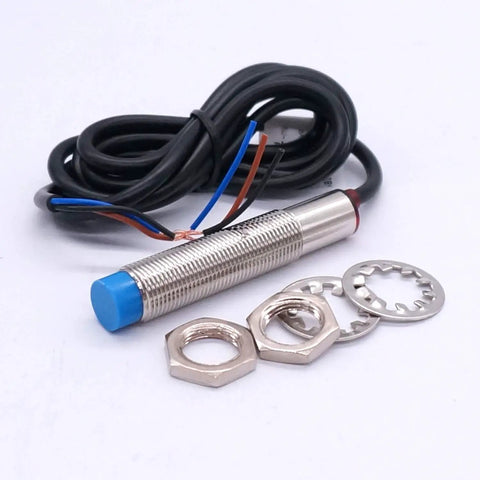 Must-Have Inductive Proximity Sensor Switch 5V DC NPN Normally Open LJ12A3-4-Z-BX Cylinder with 3-wire, thread, cable, and nuts