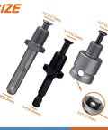 Keyless Drill Chuck Adapter Kit 1/2-20UNF With SDS-Plus Shank 1/4 Inch Hex Shank 1/2 Inch Socket Square Female in various sizes.