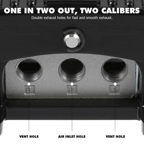 Pneumatic Foot Pedal Valve Hands Free Momentary Five Way Three Position Foot Operated Air Valve with Inlet and Vent Holes