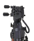 Close-up of Go To Computerized Telescope Mount With 2 Inch Stainless Steel Tripod Superior Stability For Sharp Views At High Magnifications Supports Up To 30 Pounds Precise Tracking For Easy Deep Sky Observing And Astrophotography, featuring mounting base.