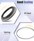 Front Wheel Hub Oil Seal Replacement For Toyota 4Runner Tacoma Tundra Sequoia With 90316 69001 Bearing Seal Kit Fits Models From 1995 To 2007 Prevents Leaks And Keeps Your Ride Rolling oil seal and spring components.
