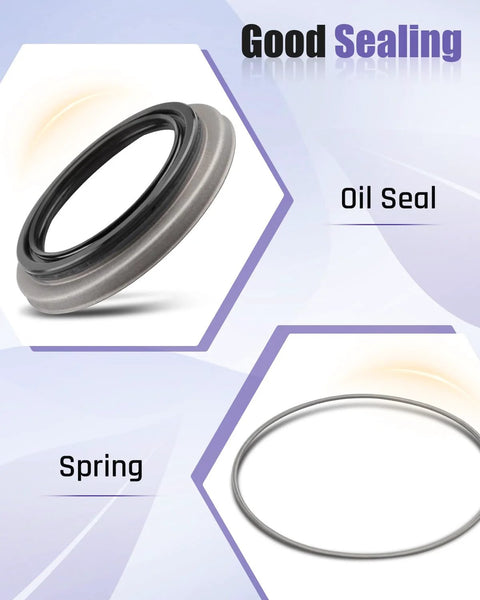 Front Wheel Hub Oil Seal Replacement For Toyota 4Runner Tacoma Tundra Sequoia With 90316 69001 Bearing Seal Kit Fits Models From 1995 To 2007 Prevents Leaks And Keeps Your Ride Rolling oil seal and spring components.