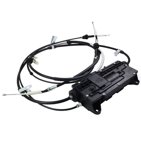 No Hassle Rear Electric Parking Brake Actuator Module For Land Rover Range Sport 2010 2016, durable housing with cables.