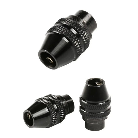 3-Pack Quick Change Multipro Keyless Chuck For Rotary Tools 1/32 Inch To 1/8 Inch Shank Compatibility, Easy Bit Swaps, set of chucks