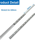 12 Inch Small Narrow Drawer Slide Pair Heavy Duty Ball Bearing Extensions For Cabinet Fits Tight Spots Like A Dream Full Extension Telescoping Tracks includes detailed product dimensions.
