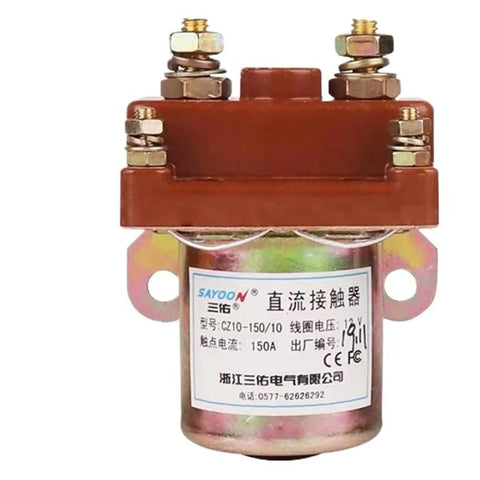 Beefy CZ10 DC Contactor With Genuine Silver Contacts, 150A, heavy-duty motor contactor for demanding builds and fast electric operation.