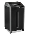 425Ci cross cut shredder with black casing and silver trim, ideal for high volume office use