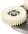 Close-up of 36T Planetary Gear Clutch Kit for High Power Electric Bikes and Scooters, nylon gears with steel base