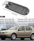 Center Console Armrest Cover Cap For Volkswagen Golf Jetta Passat Beetle Bora 1998 to 2005 Leather Vinyl Suture Lid Replacement