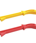 11.02 Inch Table Saw Push Sticks Set 2 Pack Yellow And Red Pro Grade Safety Woodworking Push Sticks For Table Saw And Radial Saws With Easy Grip And Protective Hand Guard