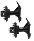 Heavy Duty Shipping Container Wheels And Axle Kit Built Cold Rolled Steel Tough With A Rock Solid 8X6.5 Lug Pattern And A Legit 8000 Lb Hauling Capacity axle assembly with black finish, designed for 8000 lbs capacity.
