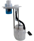 Plug And Play Ride-Ready Electric Fuel Pump Module Assembly With Sending Unit Replacement For Toyota Yaris 2006-2018 And Scion xD 2008-2014 1.5L And 1.8L Direct Fit With Interchange SP9031M in white and blue color