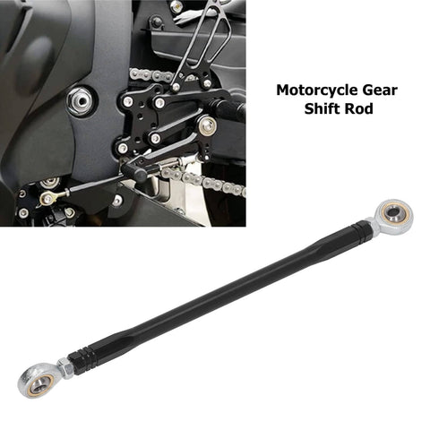 High Performance Aluminum Motorcycle Gear Shift Lever 180mm Linkage Bar With Rear Seat Footpegs
