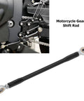 Aluminum Motorcycle Gear Shift Rod 180mm Shifter Lever Linkage Bar For Rearset Footpegs Upgrade Smooth Gear Shifts