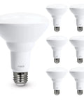 LED BR30 Flood Light Bulbs 650 Lumens 5000K Daylight Dimmable 10.5W 65W Equivalent E26 Base Damp Rated Recessed Can Lights 6 Pack