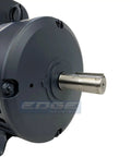 Close-up view of Heavy Duty 5 HP Single Phase Compressor Motor With 1725 RPM And 184T Frame For Industrial Equipment.