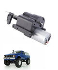 High Torque RC Upgrade Kit For One Sixteenth Scale WPL C14 C24 C34 Models with Two Speed Metal Gearbox, top and side view