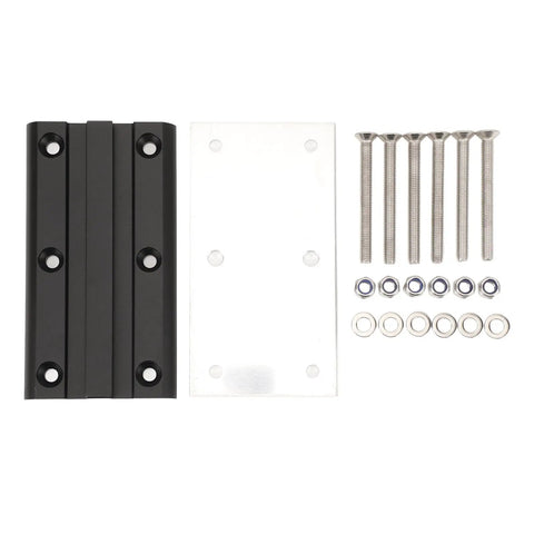 Heavy Duty Removable Table Leg Bracket For RV And Motorhome Setup Rock Solid Aluminum Support Mount Black Detachable Furniture Hardware For Caravan Yacht Travel Trailer Road Warrior Gear