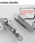 Heavy Duty Self Closing Door Pivot Hinges With Adjustable Speed For Wood Doors Built To Last 304 Stainless Steel Construction