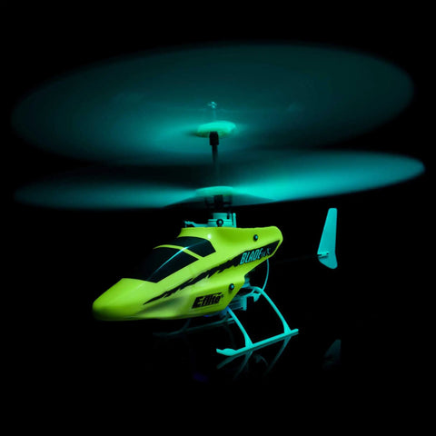 MCX Anniversary Edition RC Helicopter Ready To Fly Indoor Ultra Micro Flyer For Bedrooms And Living Rooms in dark room