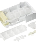White Refrigerator Ice Maker Assembly 820833P Replacement Kit with components, 7x10x10 inches, Thailand origin