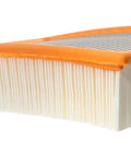 Side view of Extra Guard Air Filter CA10262 For Ford And Lincoln Vehicles, designed to block dirt and dust and improve airflow.
